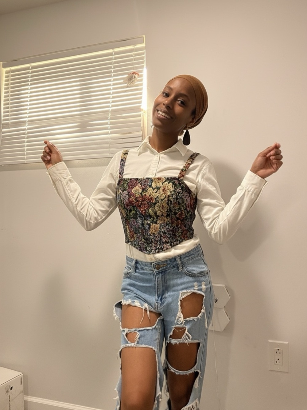 Floral Crop Top